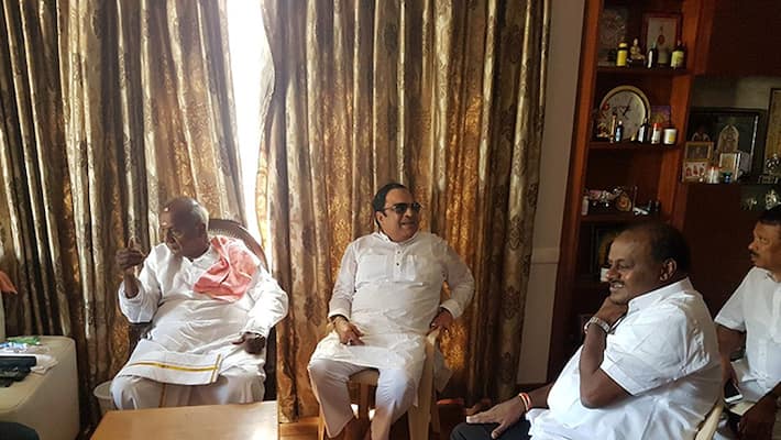 Congress Leader CM Ibrahim Bats for JDS HD Kumaraswamy and Devegowda rbj Congress Leader CM Ibrahim Bats for JDS HD Kumaraswamy and Devegowda rbj