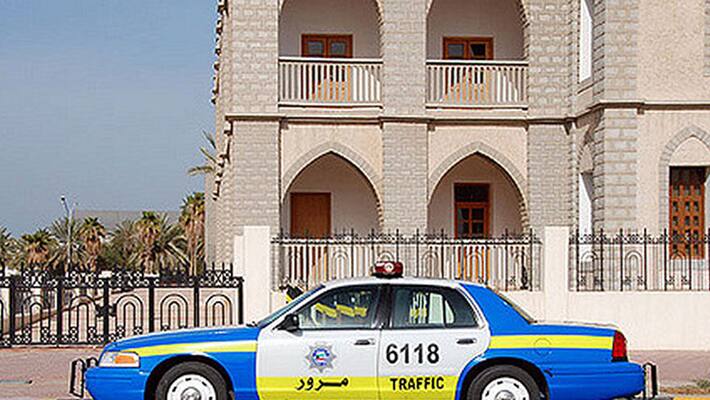 Motorist arrested in kuwait for driving in the opposite direction of traffic flow Motorist arrested in kuwait for driving in the opposite direction of traffic flow