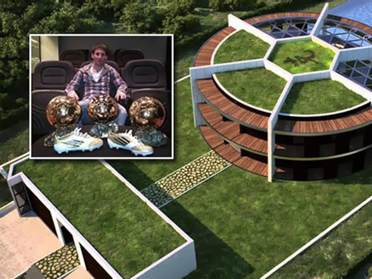 Do You Know Leo Messi Lives In A Football Shaped Mansion