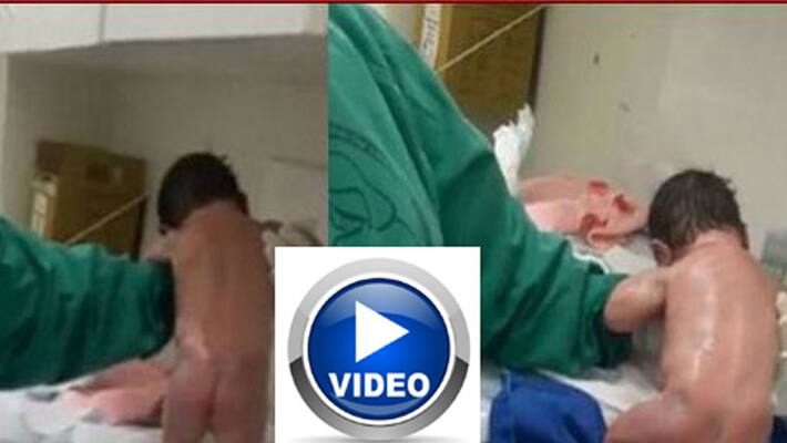 Newborn baby walking immediately after birth has social media in awe Newborn baby walking immediately after birth has social media in awe