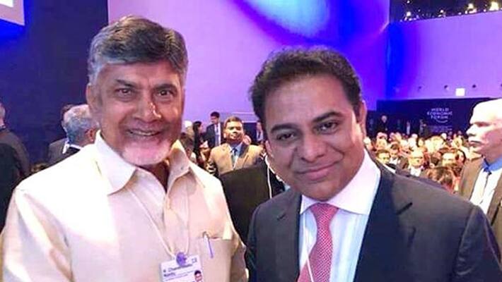 KTR is busy with selfies and meetings in Davos KTR is busy with selfies and meetings in Davos