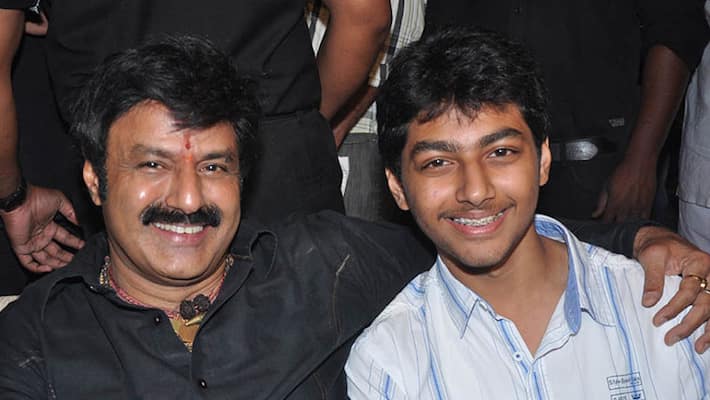 actor Balakrishna visited famous temple in eastgodavari along with his son