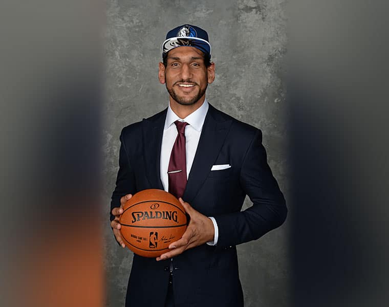 NBA player Satnam Singh join farmers protest on the day he was banned for doping