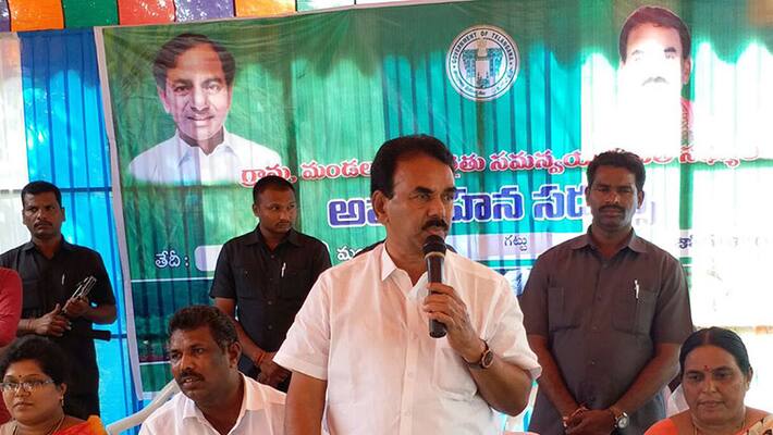 trs leader jupally krishna rao sensational comments trs leader jupally krishna rao sensational comments