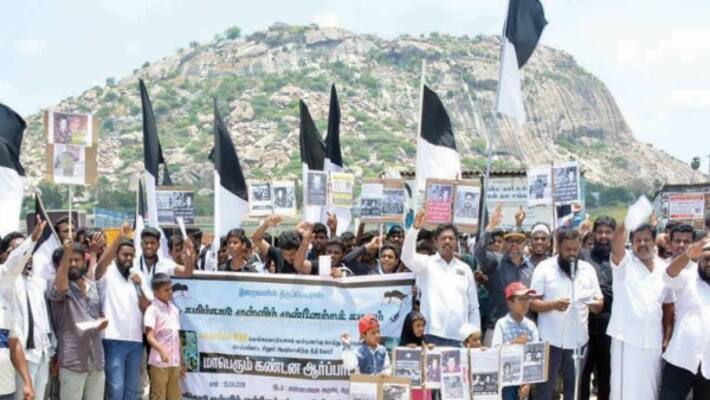 Assassination Girl Asifa asking justice Protest in Krishnagiri Assassination Girl Asifa asking justice Protest in Krishnagiri