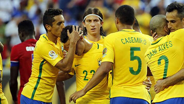 Brazil into knockouts with win over Serbia Brazil into knockouts with win over Serbia