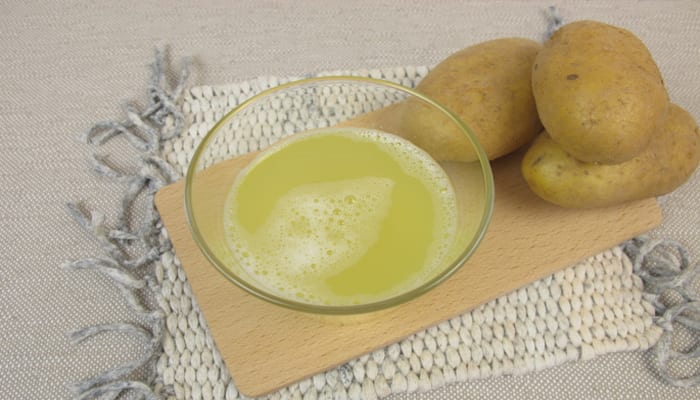 To get a healthy and soft skin Try this potato juice