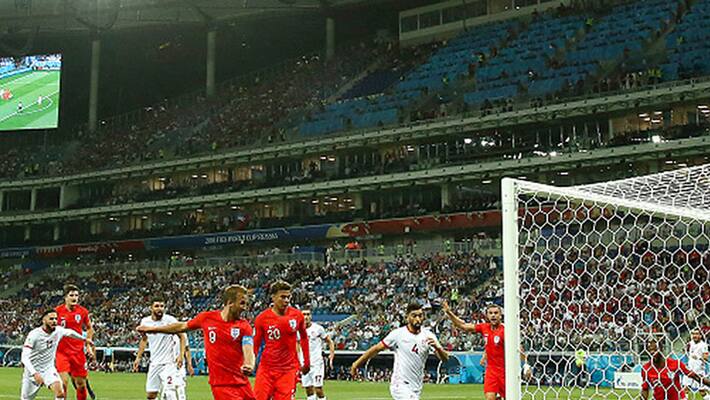 england vs tunisia half time england vs tunisia half time