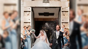 Victoria Swarovski wedding dress