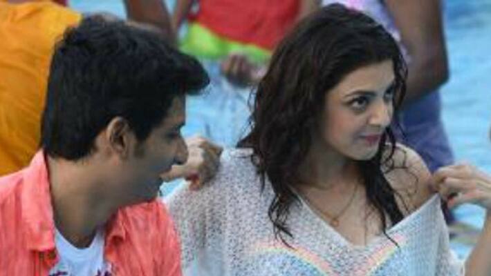 Was Jiiva staring at Kajal Agarwal's bikini while filming a song for Kavalai Vendam? Was Jiiva staring at Kajal Agarwal's bikini while filming a song for Kavalai Vendam?