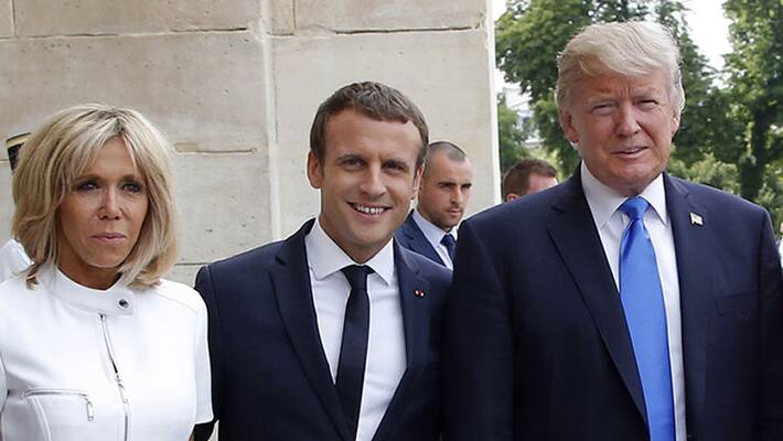 Trump Remark About Brigitte Macron Body Shape Draws Criticism Trump Remark About Brigitte Macron Body Shape Draws Criticism