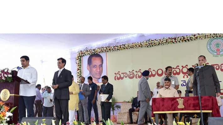Naidu cabinet and portfolios Naidu cabinet and portfolios