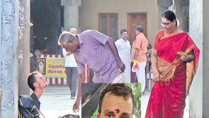 russian tourist person begging in tamil nadu russian tourist person begging in tamil nadu