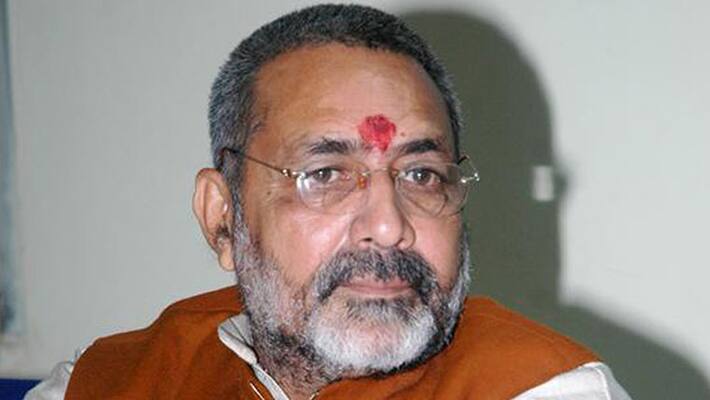 cpi-rjd members purified statue of ambedkar garlanded by giriraj singh cpi-rjd members purified statue of ambedkar garlanded by giriraj singh