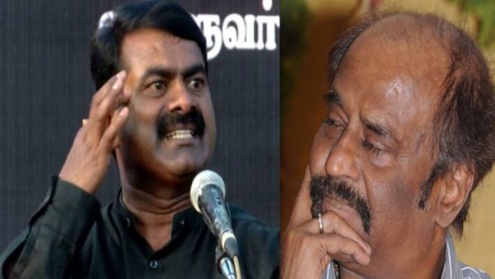 Seeman Angry Speech over Rajinikanth twitter Status Seeman Angry Speech over Rajinikanth twitter Status