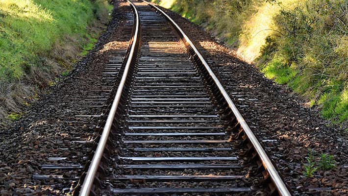 crack on railway line in varkala crack on railway line in varkala