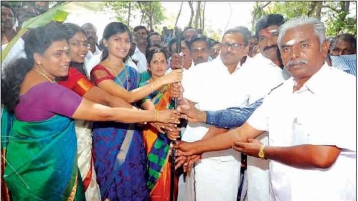The new thar Road - Salem Collector launched the Rs 3 crore 85 lakhs The new thar Road - Salem Collector launched the Rs 3 crore 85 lakhs