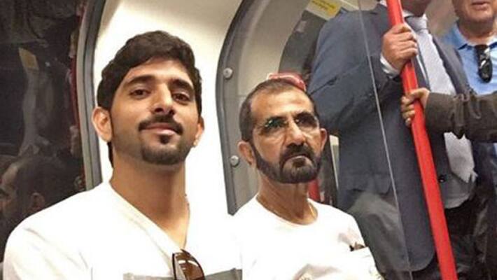 Dubai Ruler and Crown Prince Tube ride Dubai Ruler and Crown Prince Tube ride