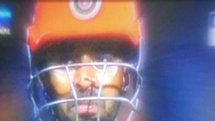 Sachin Baby starts crying at non-striker's end with RCB needing 13 off last ball Sachin Baby starts crying at non-striker's end with RCB needing 13 off last ball