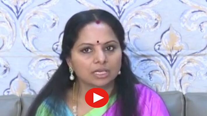 Mp kavitha says her father said nothing wrong Mp kavitha says her father said nothing wrong