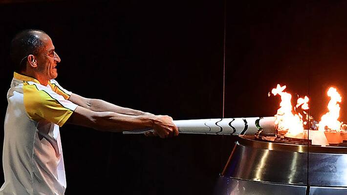 Rio 2016: Athlete Who Lit Olympic Flame Had Only One Hour's Notice Rio 2016: Athlete Who Lit Olympic Flame Had Only One Hour's Notice