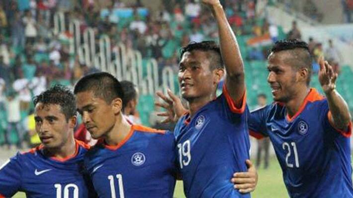 India rise to 129 in FIFA rankings best ever position in a decade India rise to 129 in FIFA rankings best ever position in a decade