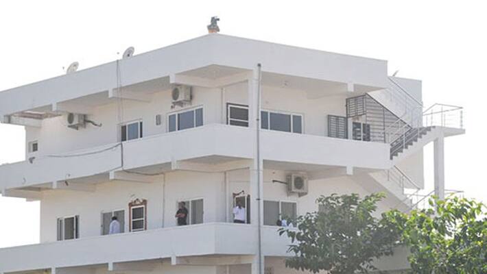 KCR to demolish farmhouse, lays foundation stone for new one KCR to demolish farmhouse, lays foundation stone for new one