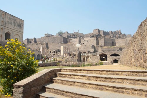 Rain ravages portions of 500-year-old Golconda Fort lns