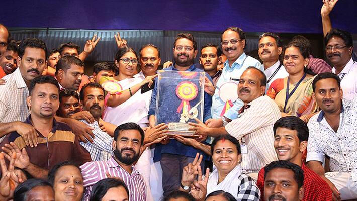 State Literacy Mission festival malappuram get first over all trophy State Literacy Mission festival malappuram get first over all trophy