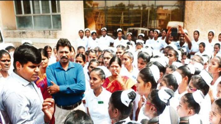 Three Bathrooms for 300 students Demonstrate by Nurse Training students for asking Basic Facilities ... Three Bathrooms for 300 students Demonstrate by Nurse Training students for asking Basic Facilities ...