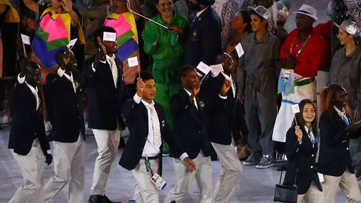 Rio Olympics 2016: The first Olympics refugee team makes history Rio Olympics 2016: The first Olympics refugee team makes history