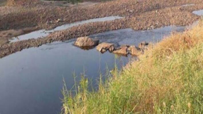 The water in the Bhavani river has dropped - more than 15 drinking water projects in question The water in the Bhavani river has dropped - more than 15 drinking water projects in question