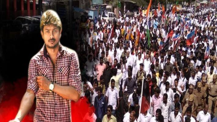udayanithi stalin did good job in protest in merina udayanithi stalin did good job in protest in merina