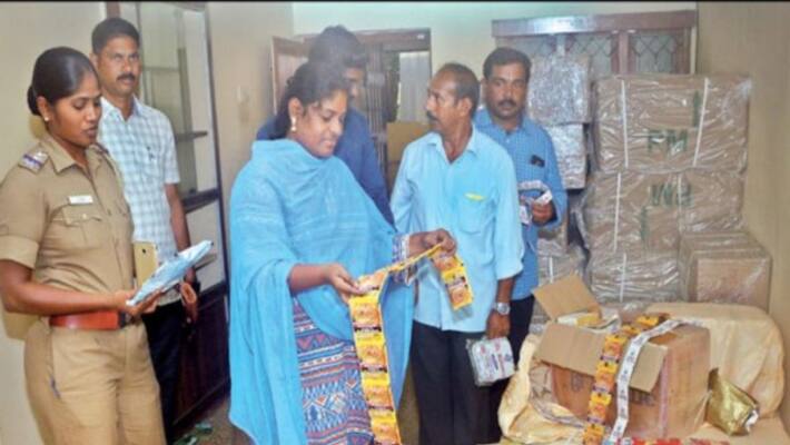 Prohibited tobacco products confiscated bundled total 1500 kg of ... Prohibited tobacco products confiscated bundled total 1500 kg of ...