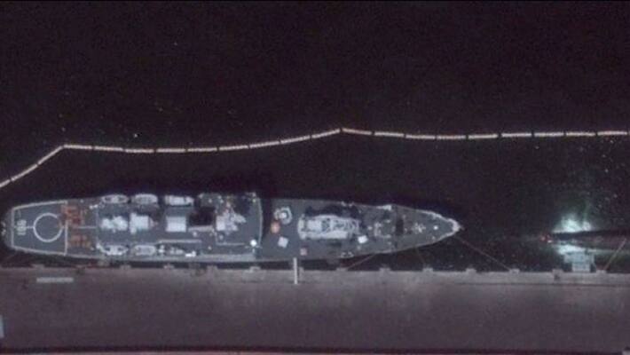 Satellite imagery reveals presence of Chinese nuclear submarine in Karachi Satellite imagery reveals presence of Chinese nuclear submarine in Karachi