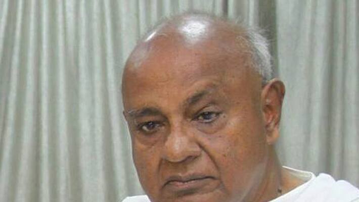JDS Supremo Deve Gowda reaction about Anand Singh resigns JDS Supremo Deve Gowda reaction about Anand Singh resigns