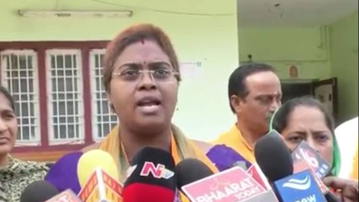 bjp mahila morcha leader counter attack on varma over Godsex and Truth bjp mahila morcha leader counter attack on varma over Godsex and Truth