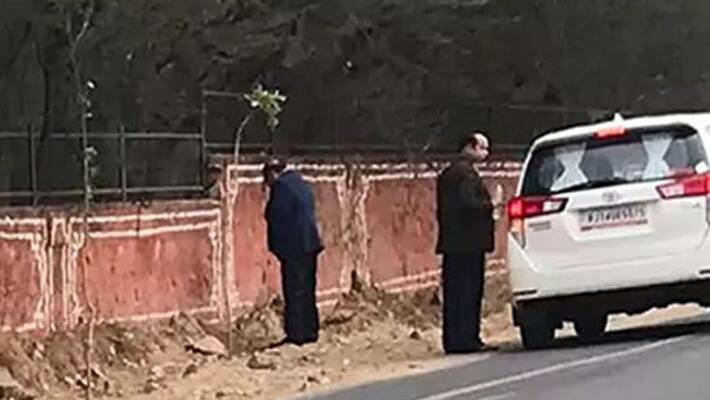 Photo Of Rajasthan Minister Urinating On Jaipur Walls Goes Viral Photo Of Rajasthan Minister Urinating On Jaipur Walls Goes Viral
