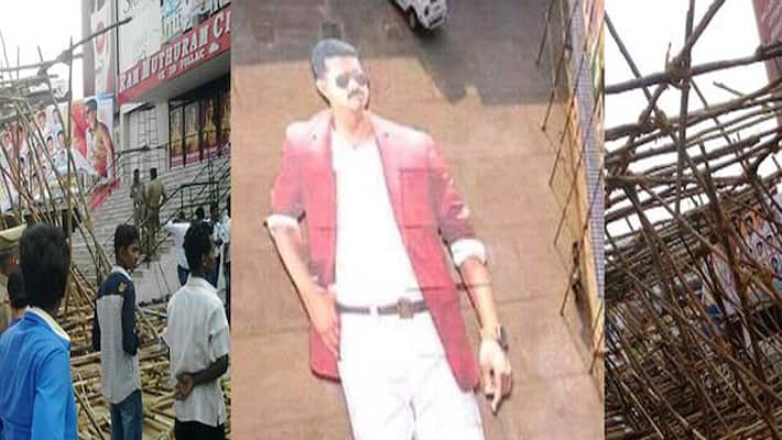 140 ft cut out of Vijay broken down 140 ft cut out of Vijay broken down
