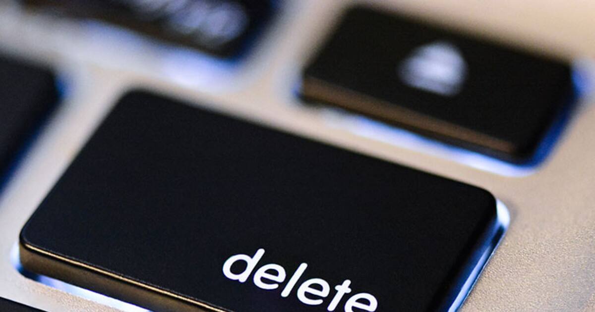 Ultimate digital detox, website that deletes your presence