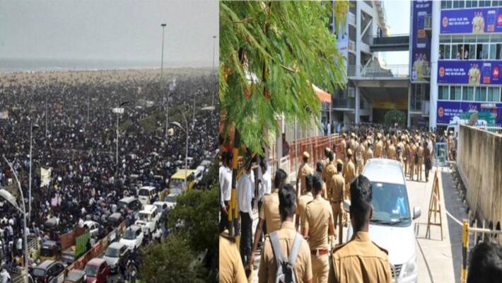 protester are target merina for cauvery Issue protester are target merina for cauvery Issue