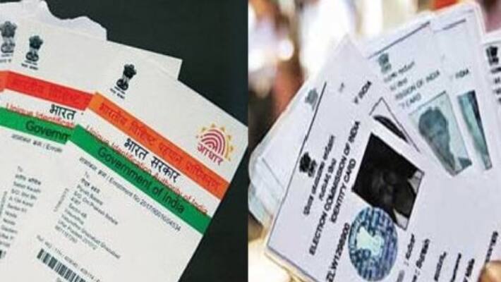cent govt granted to connect adhar number with voter id cent govt granted to connect adhar number with voter id