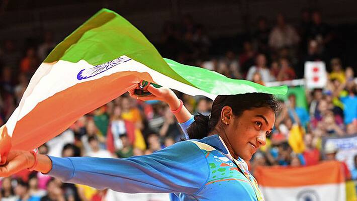 PV Sindhu Assumes Office As Deputy Collector PV Sindhu Assumes Office As Deputy Collector