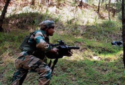 Jammu and Kashmir Security forces massive search operation terrorists CRPF