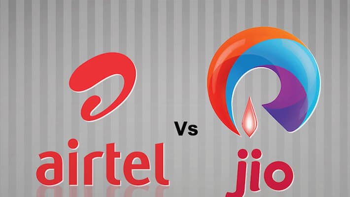 Jio Airtel advertisement war Jio Airtel advertisement war