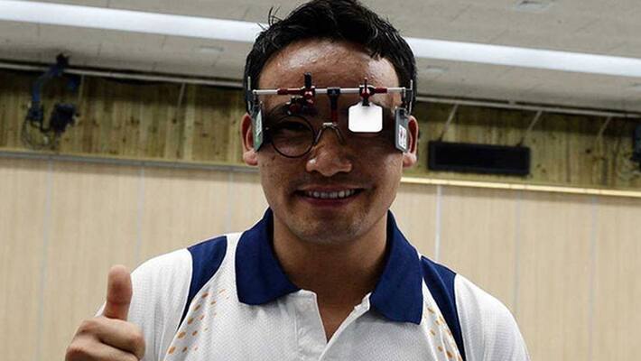 jithu rai enters 10m air pistol finals jithu rai enters 10m air pistol finals