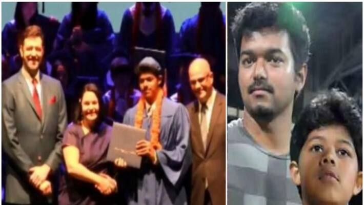 vijay son got convocation in international school vijay son got convocation in international school
