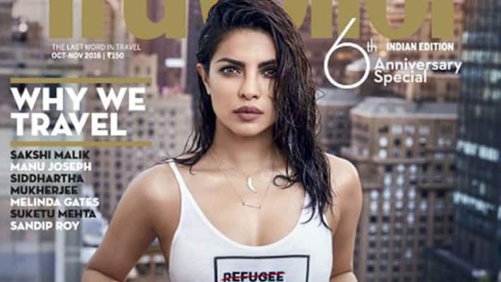 Priyanka Chopra slammed for wearing insensitive TShirt Priyanka Chopra slammed for wearing insensitive TShirt