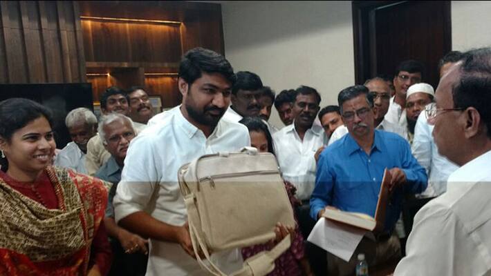 Bhuma Brahmananda Reddy Takes Oath as MLA in Amaravati Bhuma Brahmananda Reddy Takes Oath as MLA in Amaravati