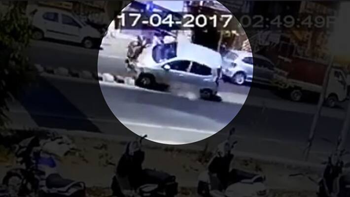 Footage of Horrific accident in pune Footage of Horrific accident in pune